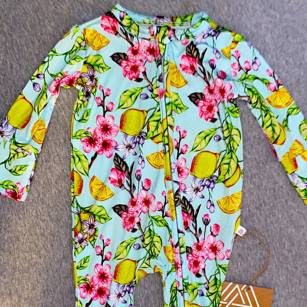 Muse Threads Sakura Lemon NWT 0-3